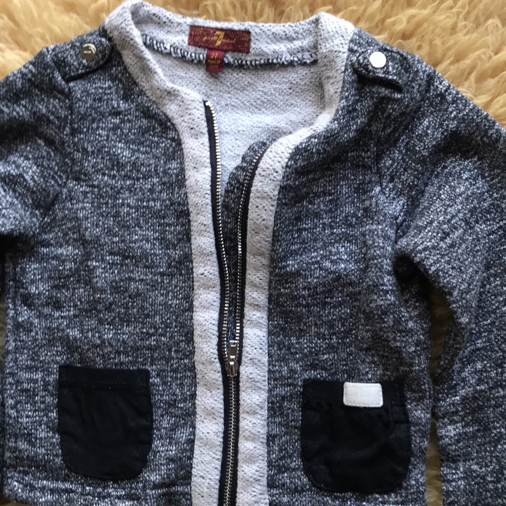 7 For All Mankind Boys Jacket Size 2T - Picture 7 of 9